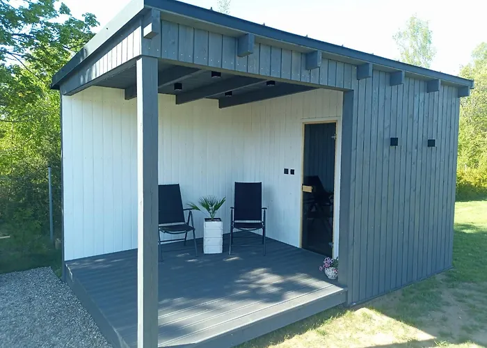 Na Kaszubach, Borowy Mlyn, Jezioro Gwiazda, Sauna, 4 Borowy Młyn